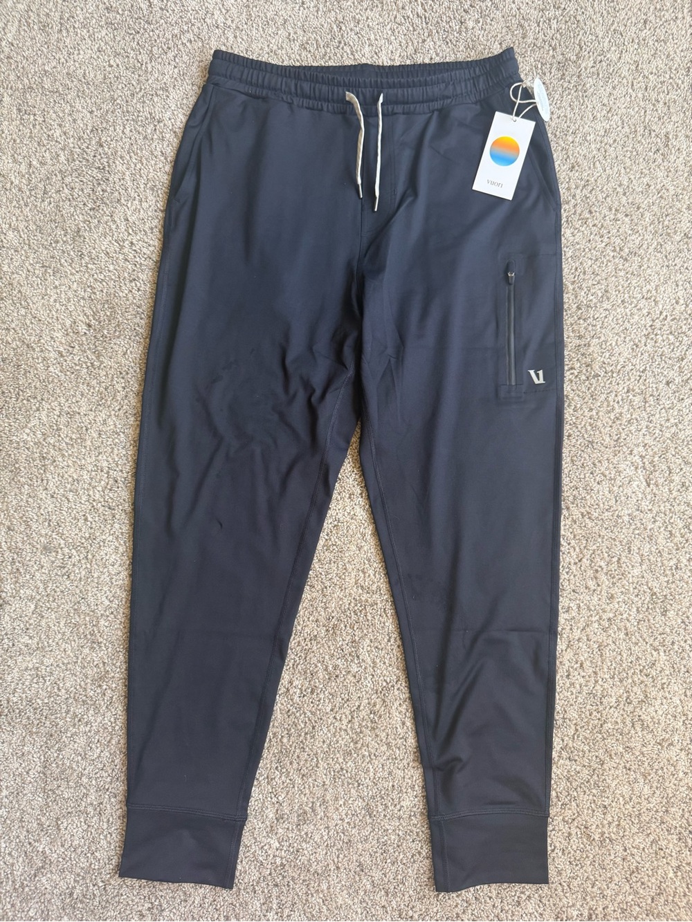 Vuori Sunday Performance Men's Black Jogger Pants- Med NWT